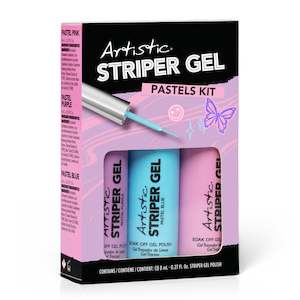 Main Page New: Artistic Art Striper Gel - 3pc Kit - Pastels - NEW & IN STOCK
