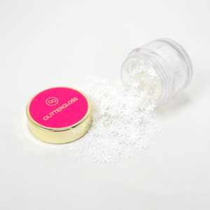 Glitter Gloss: Glitter Gloss Shapes  Flakes - Artic Ice