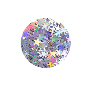 Glittergloss Shapes: Glitter Gloss Shapes Stars - Holo. Skinny
