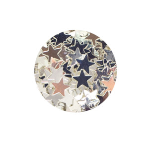 Glittergloss Shapes: Glitter Gloss Shapes Stars - Silver Shine Rising Stars