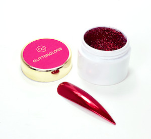 Glittergloss Chrome: Glitter Gloss Chrome - Patent Cherry