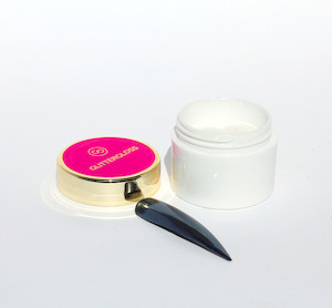 Glitter Gloss Chrome - Gunmetal Glam White