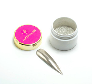Glitter Gloss Chrome - Silver Chrome