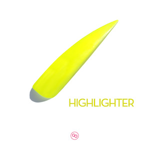 Glittergloss Pigment: Glitter Gloss Pigment - Highlighter Neon Yellow