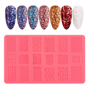 Artistic Chrome Pens: Nail Art - 3D Silicon Mold