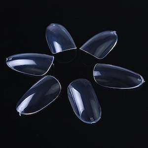 Nail Art - Colour Swatch Display - Clear Nail Tips (100pc)