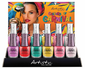 Artistic Colour Gloss Gel Polishes: Artistic Collection 12pc - Colours Of Carnival - SOLD OUT & DISCONTINUED