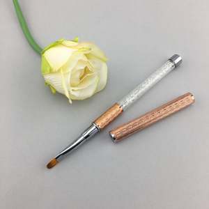 Wholesale Items: Nail Art Gel Brushes - Oval Shaped - With Lid*