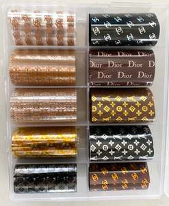 Nail Art Foil - Miss Bliss Collection - Boujie Print