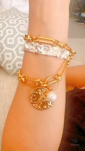 Gold Plated Vintage Necklace 20230209zhubao