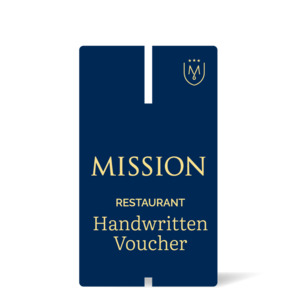 Restaurant Handwritten Voucher