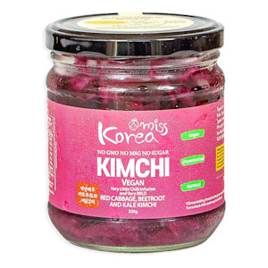 Red Cabbage, Beetroot & Kale Kimchi (Super Kimchi!)