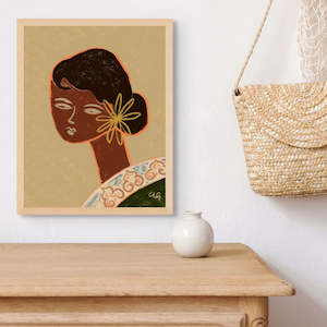 Art: Lady in Green by Arty Guava