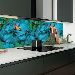 Splashbacks: Tickled Blue Splashback