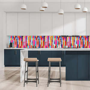 Splashbacks: Dripping in Colour Splashback