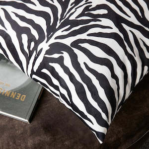 Fabrics Curated By The Beige Epidemic: Zebra Velvet Fabric by Zepel