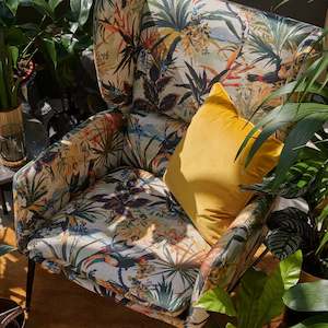 Fabrics Curated By The Beige Epidemic: Toucan Fabric by Clarke & Clarke