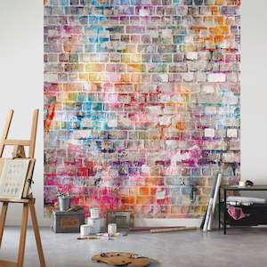 Brick Colour Panel by Casadeco