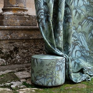 Fischbacher: Aquarelle Fabric by Fischbacher