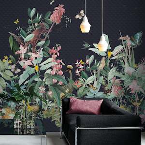 Fischbacher: So Avantgardening Wallpaper by Fischbacher