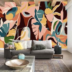 Aspiring Walls: Panoramique Tropical House Mural by Aspiring Walls