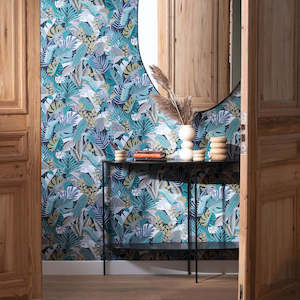 Aspiring Walls: Tropical House Botanical Wallpaper by Aspiring Walls
