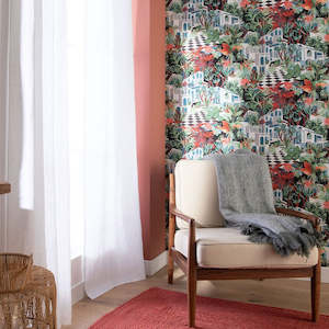 Aspiring Walls: Tropical House Holiday Wallpaper by Aspiring Walls