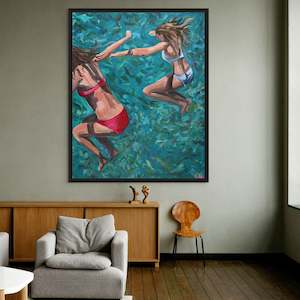 Art Work: Jump into the Blue by Rachel Rae