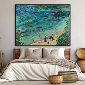 Art Work: Summer Swims at Little Bay by Rachel Rae