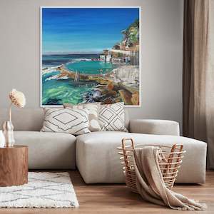 Art Work: Summer Swims at Bronte Pool by Rachel Rae
