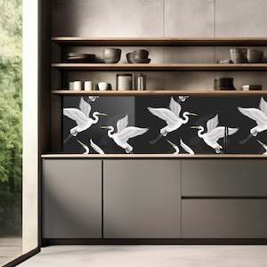 Best Selling: Eye of the Heron splashback