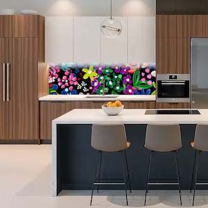 Night Blooms splashback