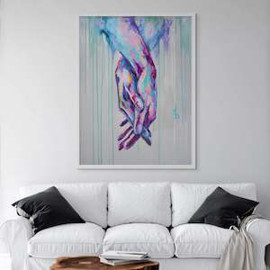 Miss Lolo Artwork: Hand in Hand Artwork by Miss Lolo