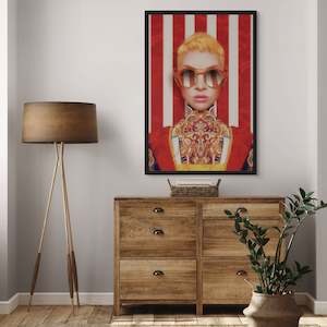 Miss Lolo Artwork: Lady in Red Artwork by Miss Lolo