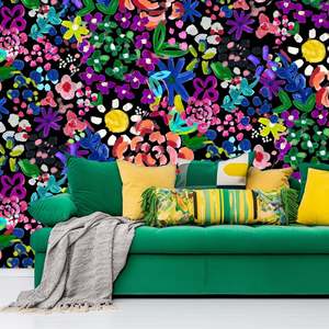 Misslolo Wallpaper: Night Blooms Wallpaper by Miss Lolo