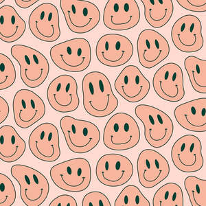 Fabric: A Happy Life Fabric by Miss Lolo