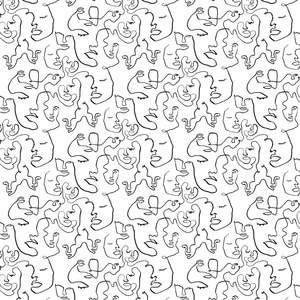 Face First Fabric by Miss Lolo