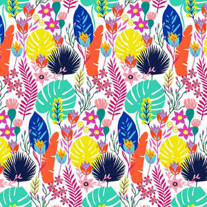 Them Tropical Vibes Fabric by Miss Lolo