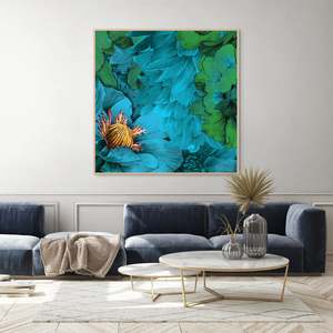 Best Selling: Tickled Blue Artwork by Miss Lolo