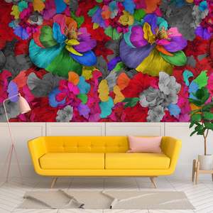 Peel And Stick Wallpaper: Rainbow Tickles Peel + Stick by Miss Lolo