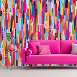 Peel And Stick Wallpaper: Dripping in Colour Peel + Stick by Miss Lolo
