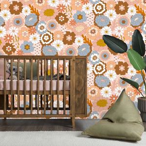 Peel And Stick Wallpaper: Push the Little Daisies Peel + Stick by Miss Lolo