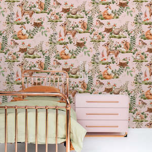 Peel And Stick Wallpaper: The Hungry Squirrel Peel + Stick by Miss Lolo