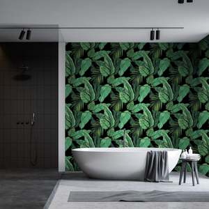 Vinyl Wallpaper: Leafy Greens Vinyl Wallpaper