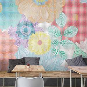 Miss Lolo Tiles: Flower Power Tiles by Miss Lolo