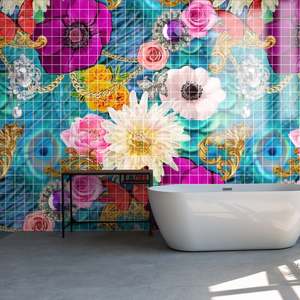 Miss Lolo Tiles: Electric Avenue Tiles by Miss Lolo