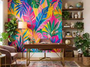 Tropical Burst Wallpaper by Miss Lolo