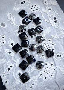Swarovski Hematite Buttons