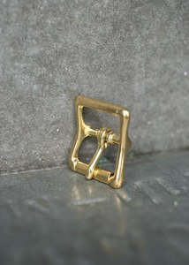 Buttons: Brass Roller Buckle - 3/4 inch
