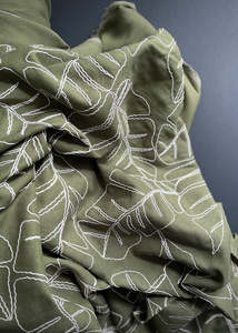 Fabric: Tropicana - Embroidered Linen Viscose